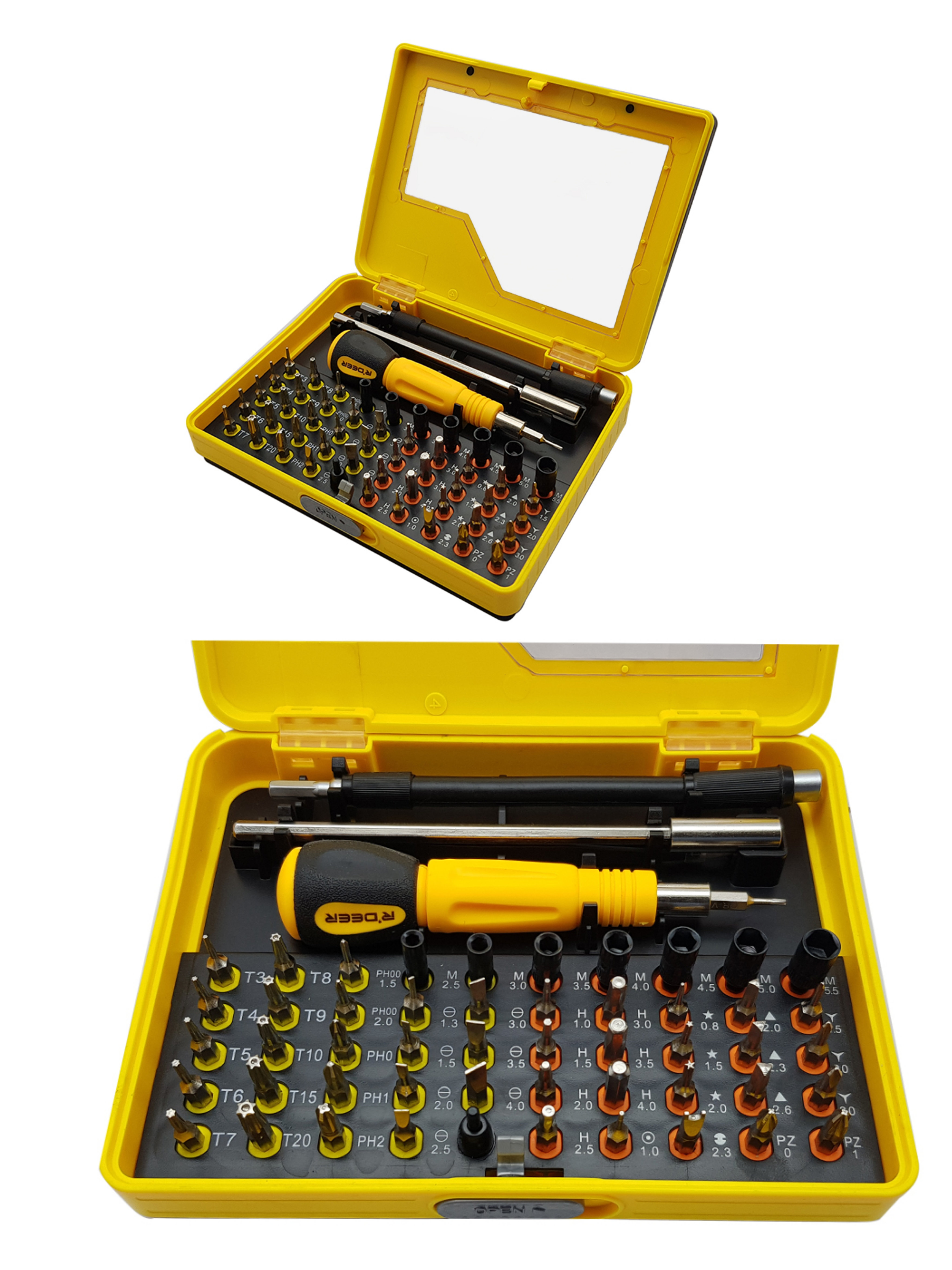 ست پیچ گوشتی 53 عددی آردیر RDEER 9171