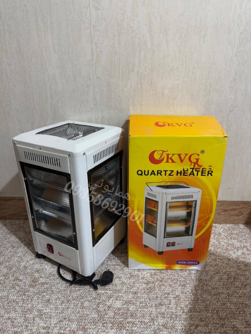 بخاری برقی 5طرفه 10 المنتی KVG