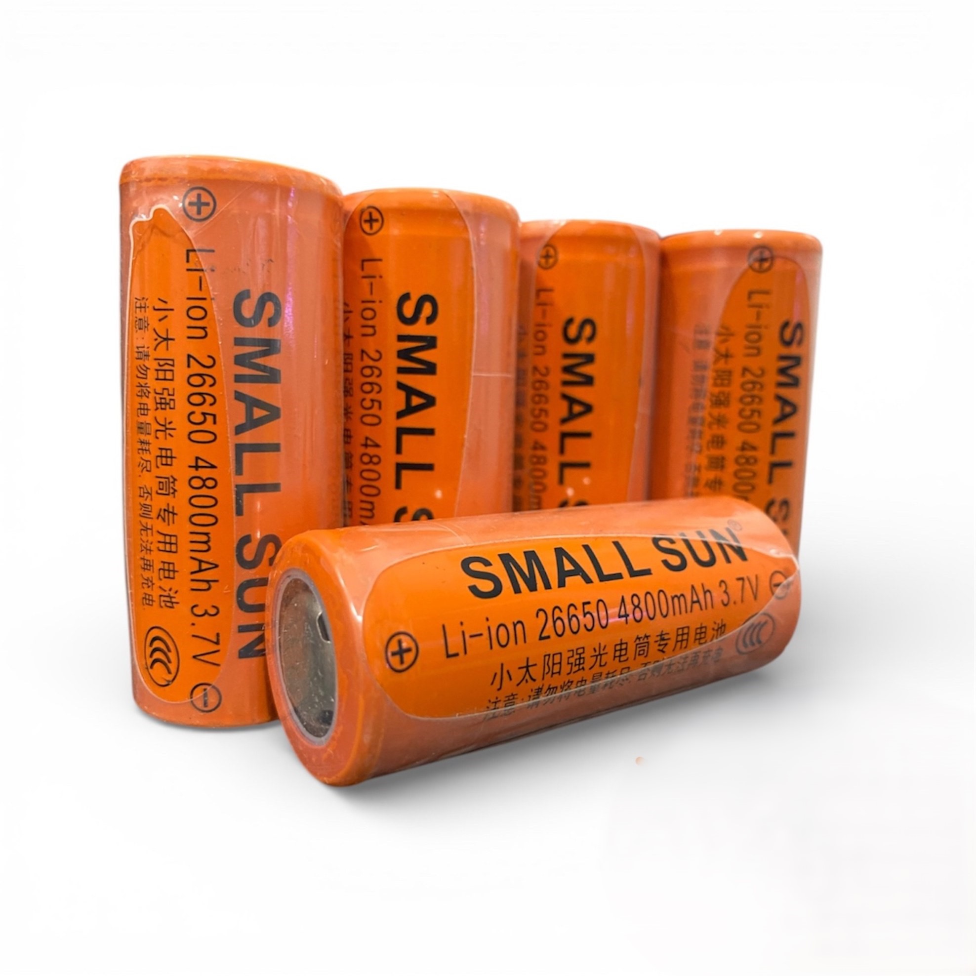 باتری لیتیوم یون 26650 سرتخت 3/7 ولت 4800mAh اسمال سان(تکی خرید نفرمایید ارسال نداریم)