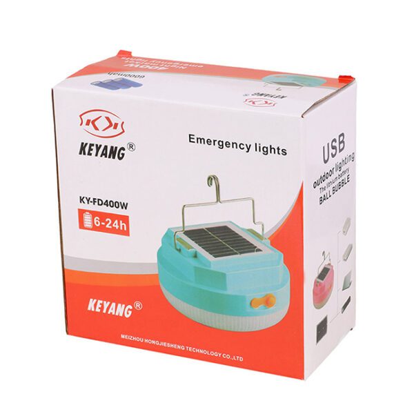 لامپ شارژی اضطراری  خورشیدی  400 وات مدلKY-FD400W