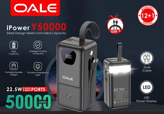 پاوربانک OALE مدل Y50000