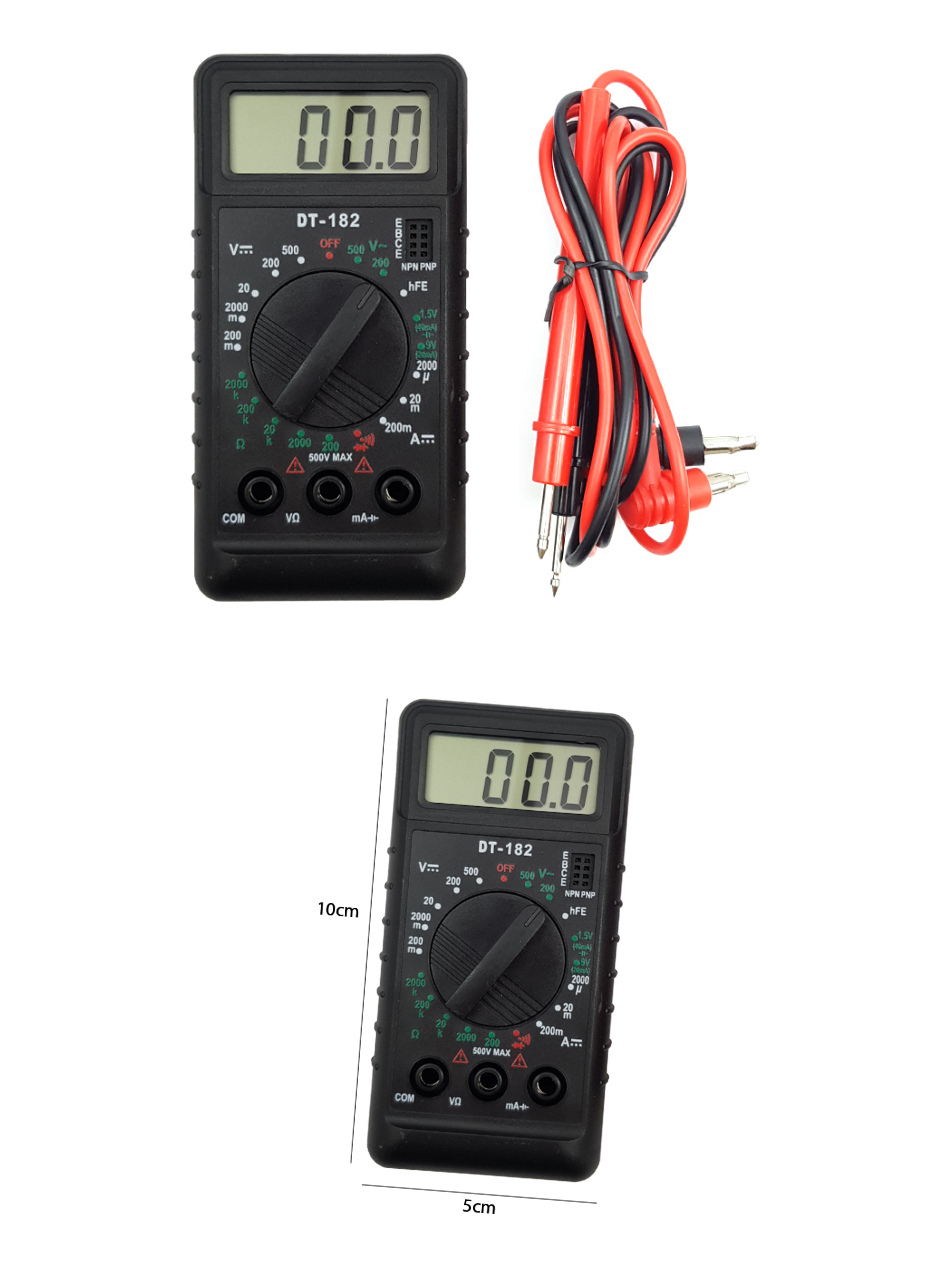 مولتی متر دیجیتالی DT182