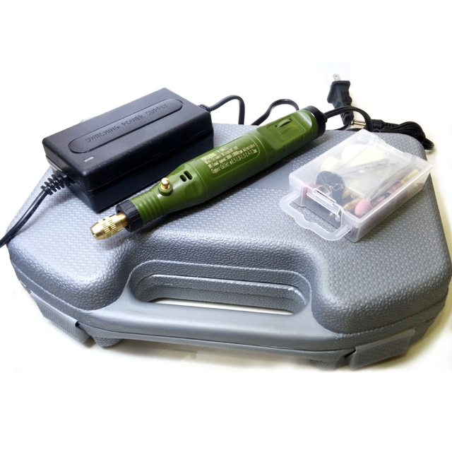 مینی دریل (فرز انگشتی) با لوازم دیتک DTEC مدل P500-2