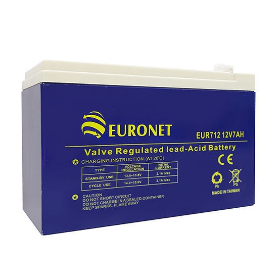 باتری خشک 12ولت 7آمپر یورونت EURONET