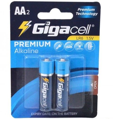 باتری قلمی آلکالین گیگاسل 2تایی