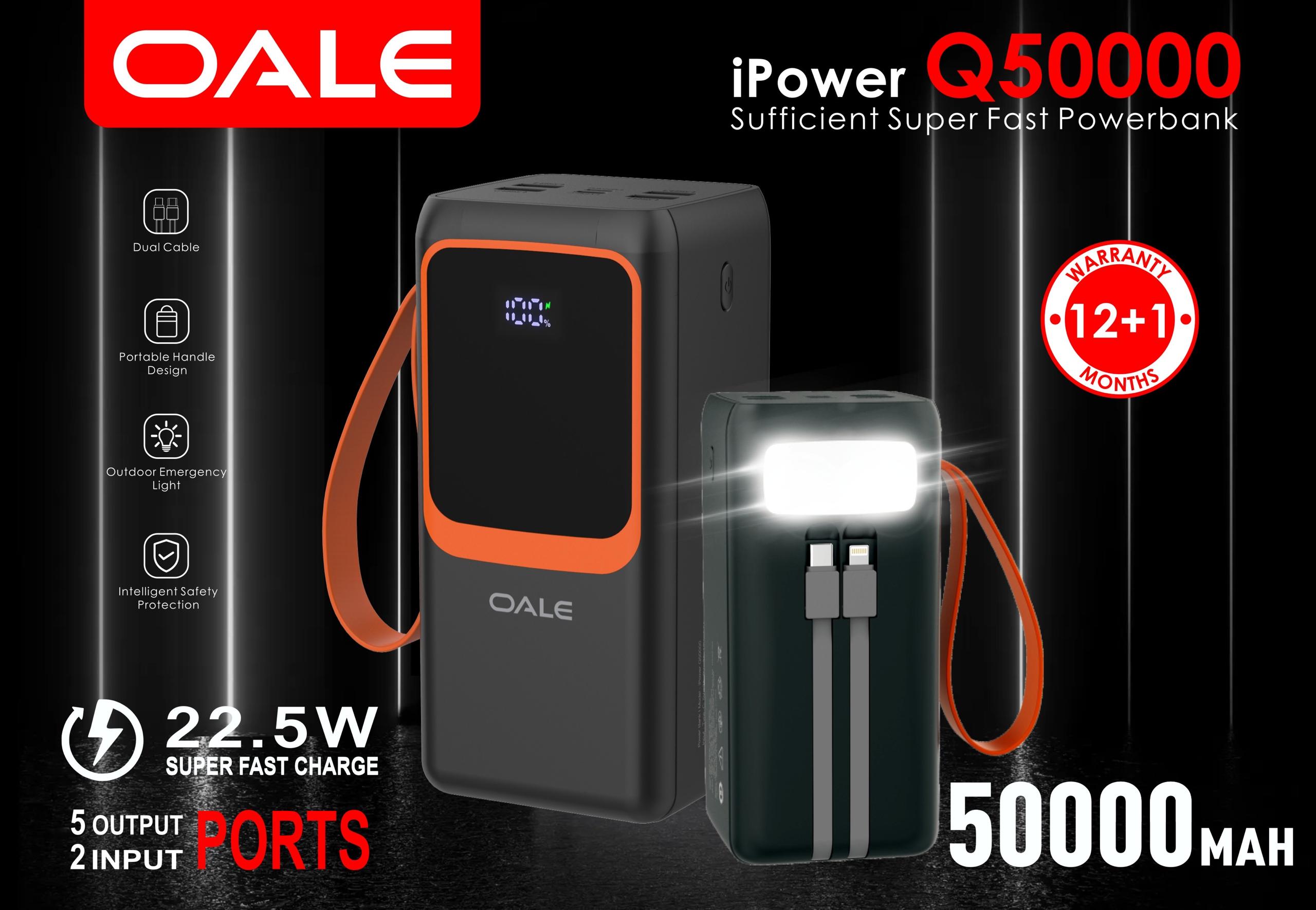 پاوربانک OALE مدل Q50000
