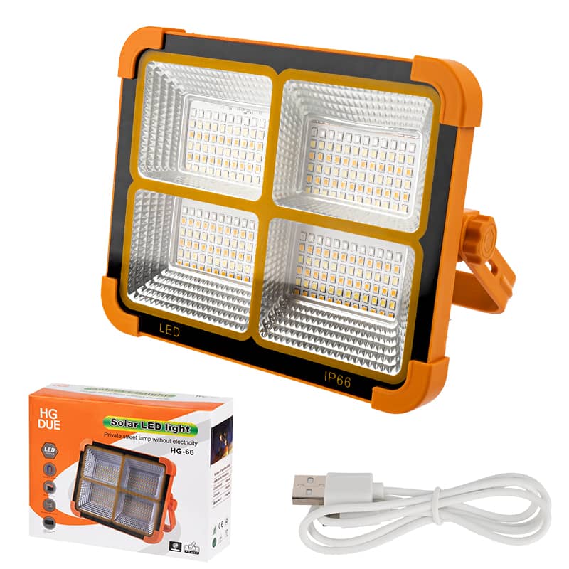 پرژکتورخورشیدی300وات  مدل HG-66