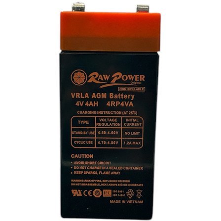 باتری یو پی اس4ولت 4آمپر RAW POWER (محصول ویتنام)