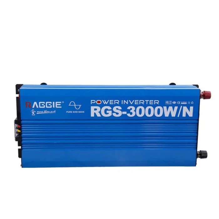 اینورتر 3000وات سینوسی RAGGIE مبدل 24ولت و شارژر باتری خودرو