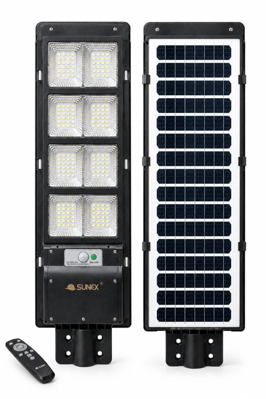 چراغ خورشیدی خیابانی 1200وات سانکس SUNEX مدلXT-S722